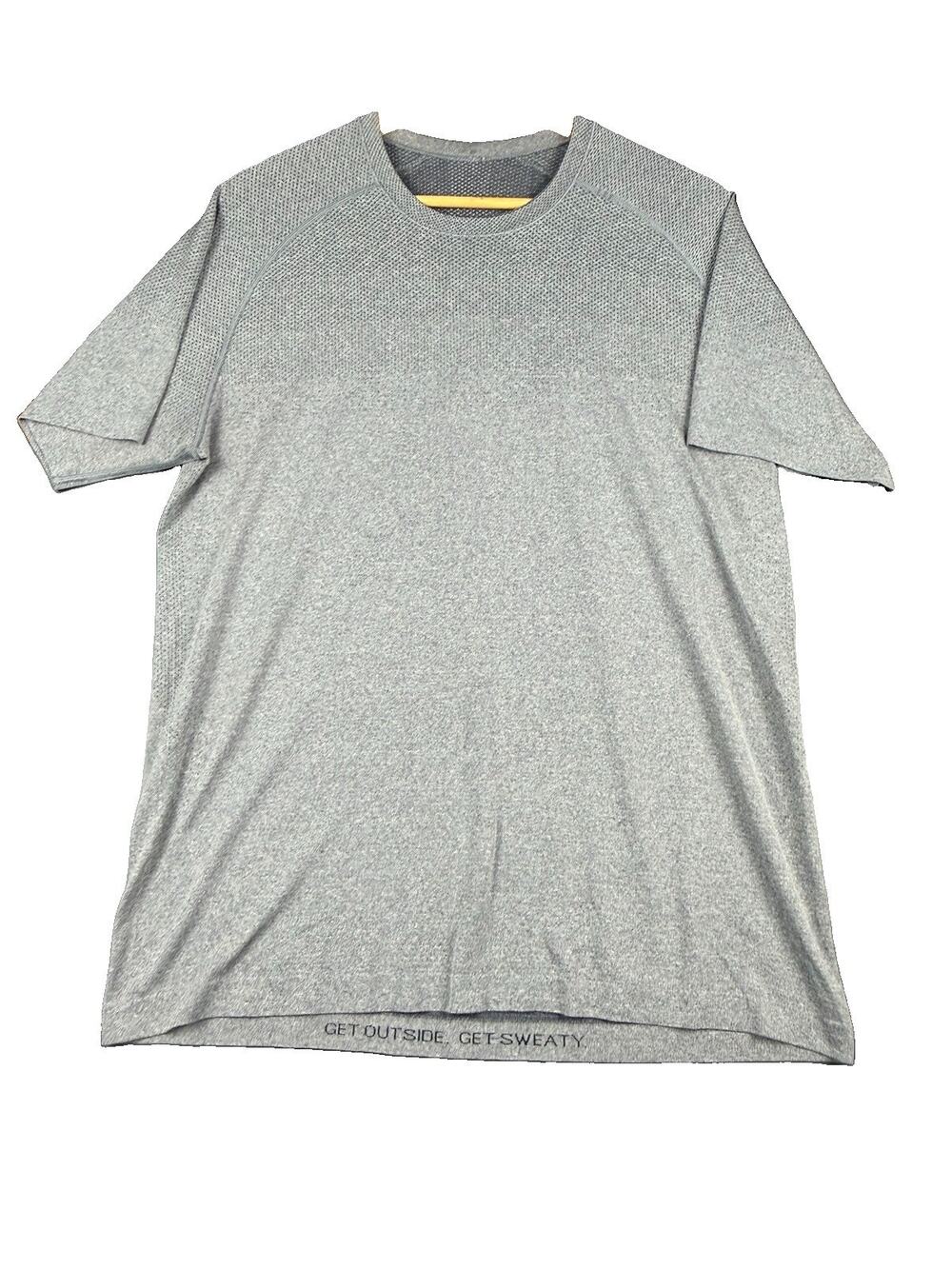 Lululemon Metal Vent Tech Shirt Men’s XL Gray Short Sleeve Running Training